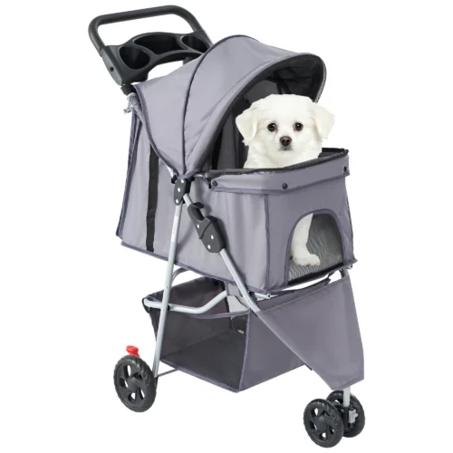 JHK 3 Wheels Foldable Pet Stroller