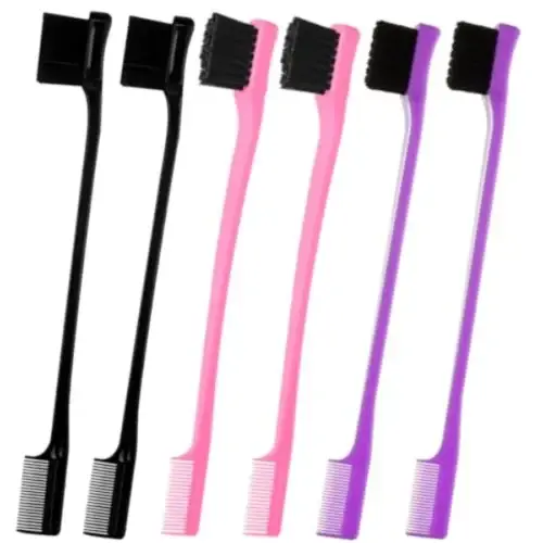 Professional edge control hair brush set